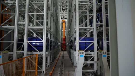 Double Column Pallet Stacking Equipment 25kg - 10000kg For Three Dimensional Warehouses