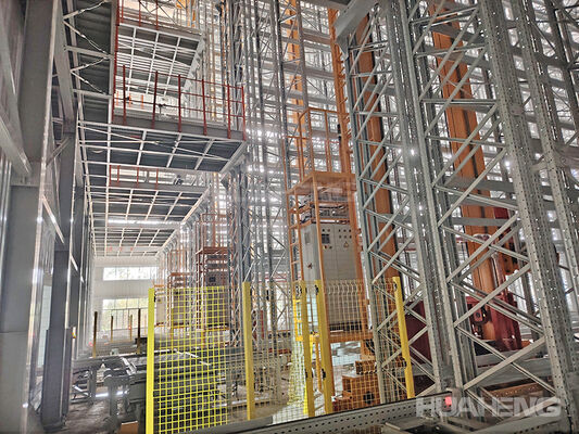 Double Column Pallet Stacking Equipment 25kg - 10000kg For Three Dimensional Warehouses