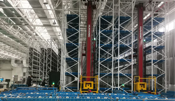 Double Column Pallet Stacking Equipment 25kg - 10000kg For Three Dimensional Warehouses