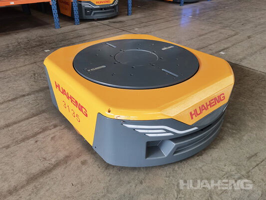 Yellow 300Kg - 1500Kg AGV Cart High Precision Automated Guided Cart
