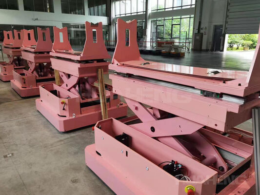 Steering Wheel AGV Car 120kg - 260kg AGV Trolley