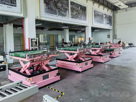 Steering Wheel AGV Car 120kg - 260kg AGV Trolley