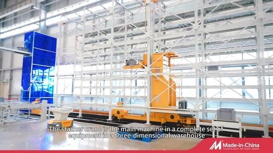 Automatic Packaging Bin Stacker 1.5metres/S Warehouse Stacker Crane 5000kg