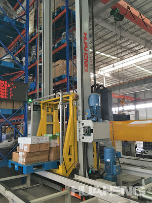 1200 X 1000MM Single Column Pallet Stacker Stacker Crane Warehouse