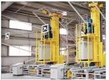 1200 X 1000MM Single Column Pallet Stacker Stacker Crane Warehouse