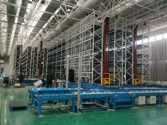 High Speed Electric Powered Stacker Palletizing Robot Stacker Crane Overload Protection