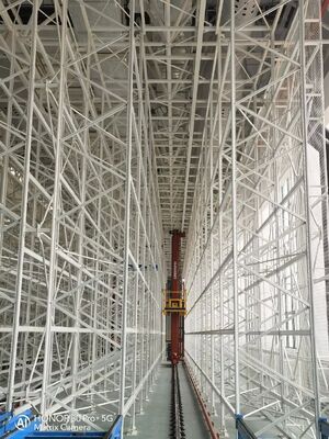 High Speed Electric Powered Stacker Palletizing Robot Stacker Crane Overload Protection