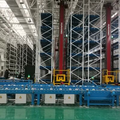Accuracy 1mm Pallet Stacker Auto Electric Warehouse Automated Stacker Crane