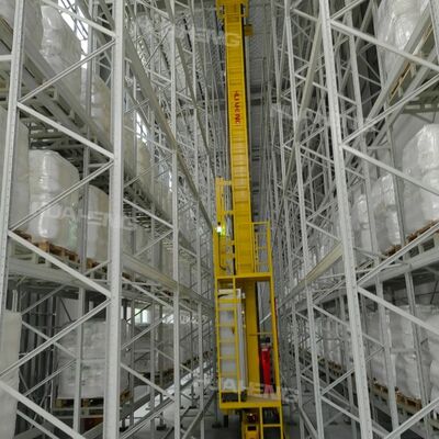 Palletizing Industrial Pallet Stacker Longevity Warehouse Forklift Pallet Stacker Crane