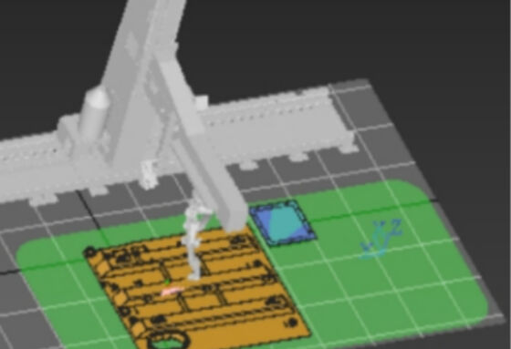 Compact Workshop Robotic Welding Machine Space Saving  Cnc Welding Robot