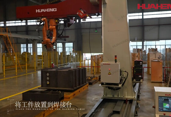 Compact Workshop Robotic Welding Machine Space Saving  Cnc Welding Robot