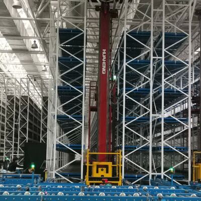 Automatic Packaging Bin Stacker 1.5metres/S Warehouse Stacker Crane 5000kg