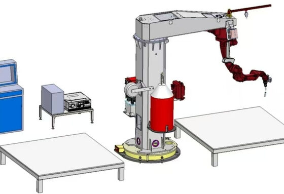 High Voltage Power Transmission Tower Production Teaching Free Welding Robots