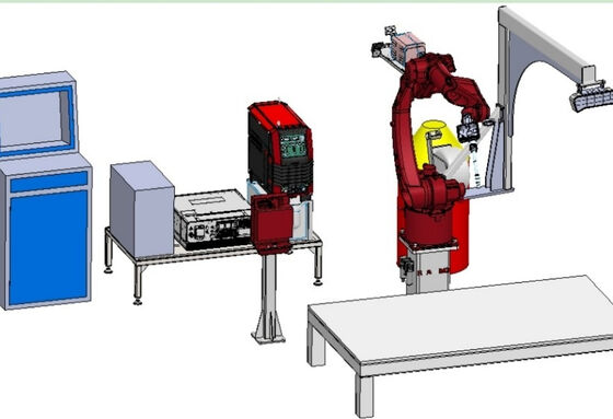 High Speed Efficient Production Optimized Teaching Free Welding Robots