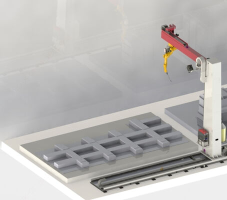 Steel Structure Construction Robotic Welding Machine Automated Welding Machine