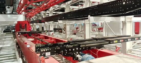 Single Motor Pallet Telescopic Forks Single Deep Position 35m/Min 2800x2800x2950MM