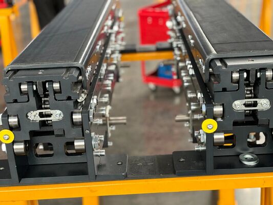 1000 X 1100MM Bin Telescopic Fork Lightweight Single Motor Double Deep Fork Red Black